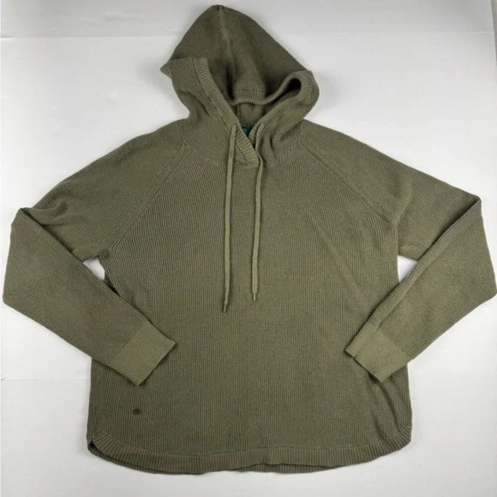 XL Women's Ralph Lauren Hoddie Waffle Knit Sweater